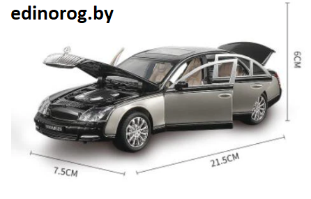 Металлическая машинка Maybach S62 большая - фото 4 - id-p148886124