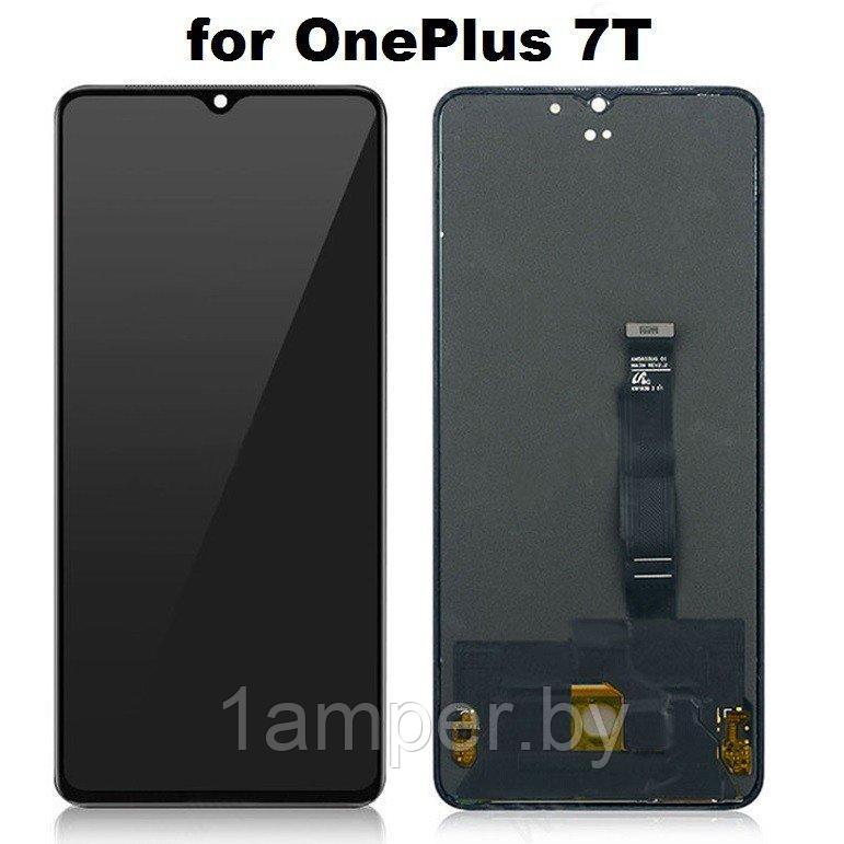 Дисплей AMOLED для OnePlus 7T В сборе с тачскрином Черный - фото 1 - id-p148892347