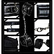 Набор Deluxe Bondage Kit (маска, кляп, наручники, тиклер), фото 2