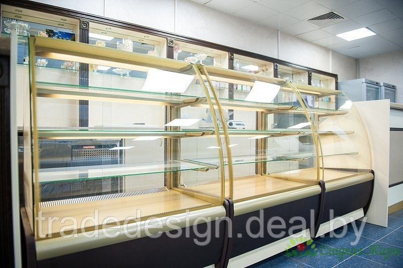 Кондитерская холодильная витрина Полюс K70 VV 0,9-1 (ВХСв-0,9д Carboma Люкс) - фото 2 - id-p148955498