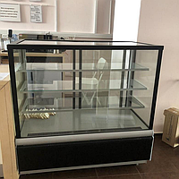 Кондитерская холодильная витрина Полюс KC70 VM 1,3-1 (ВХСв-1,3д Сarboma Cube ТЕХНО)