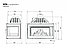 Каминная топка Kawmet W16 13.5 кВт с угловым правым стеклом без рамы, фото 7