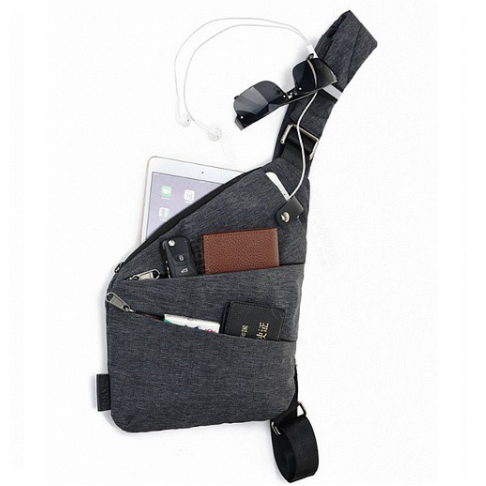 Универсальная сумка-кобура DXYZ (через плечо) Niid Fino. Черная - фото 4 - id-p148981580