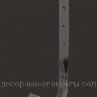 Кронштейн желоба Döcke Lux металлический (графит) RAL7024