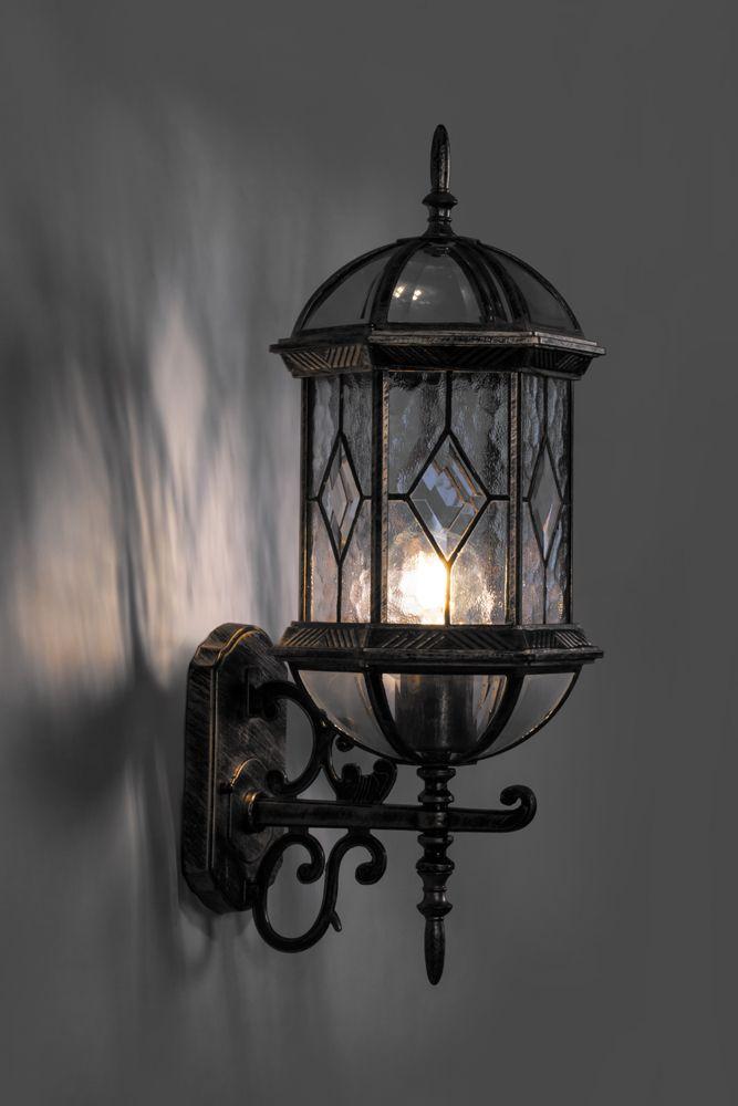 Настенный уличный светильник PL130 «Венеция» Feron IP44, черное золото - фото 2 - id-p119519609