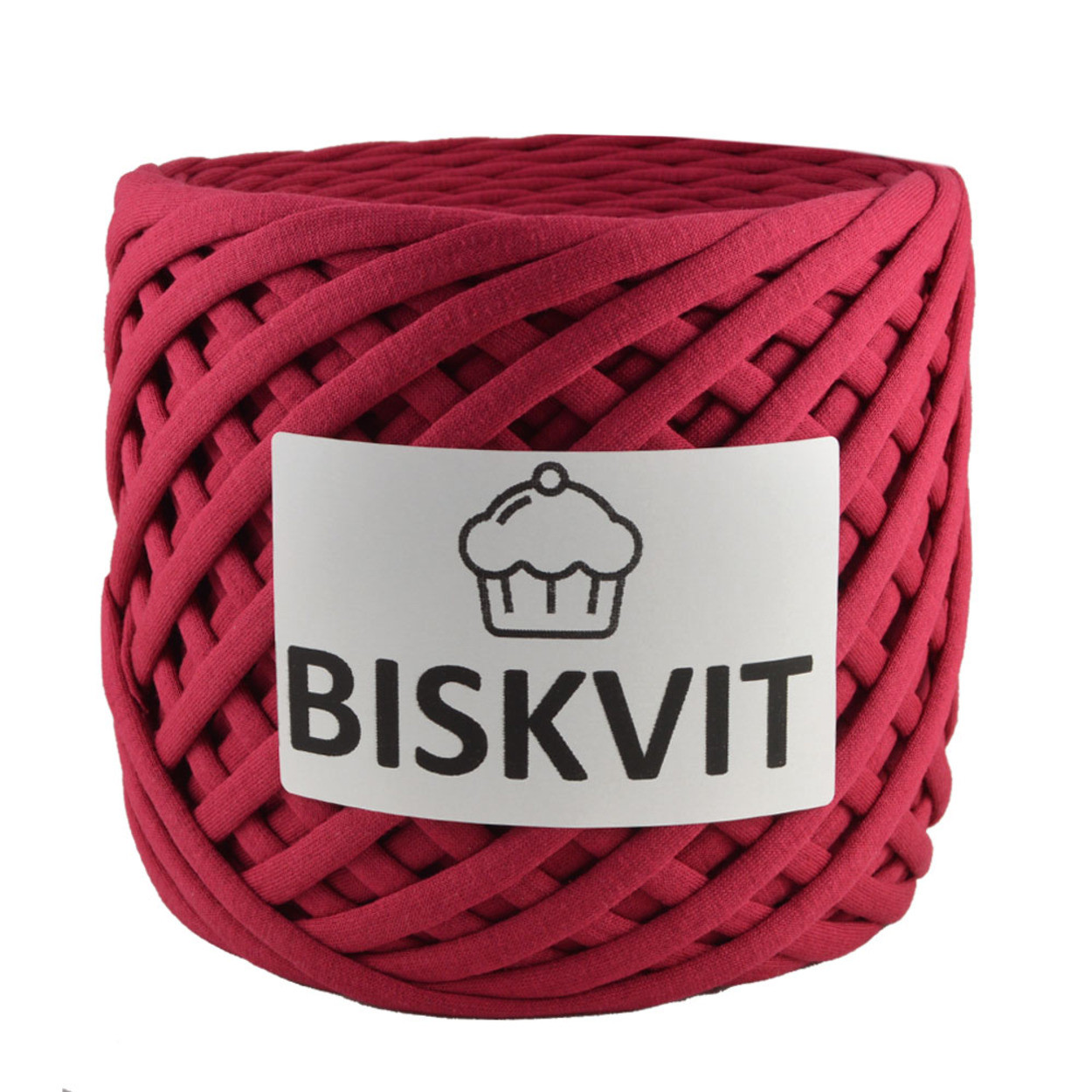 Трикотажная пряжа BISKVIT цвет ягодный - фото 1 - id-p149003511