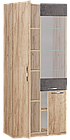 Шкаф-витрина Лофт 19.061 - Дуб золотистый / Бетон, фото 2