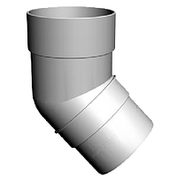 Колено 45° Döcke PREMIUM (пломбир) RAL9003