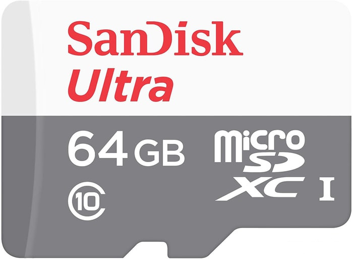 Карта памяти SanDisk Ultra SDSQUNR-064G-GN3MN microSDXC 64GB - фото 1 - id-p149008362