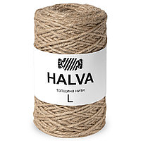 Джутовая пряжа HALVA толщина L