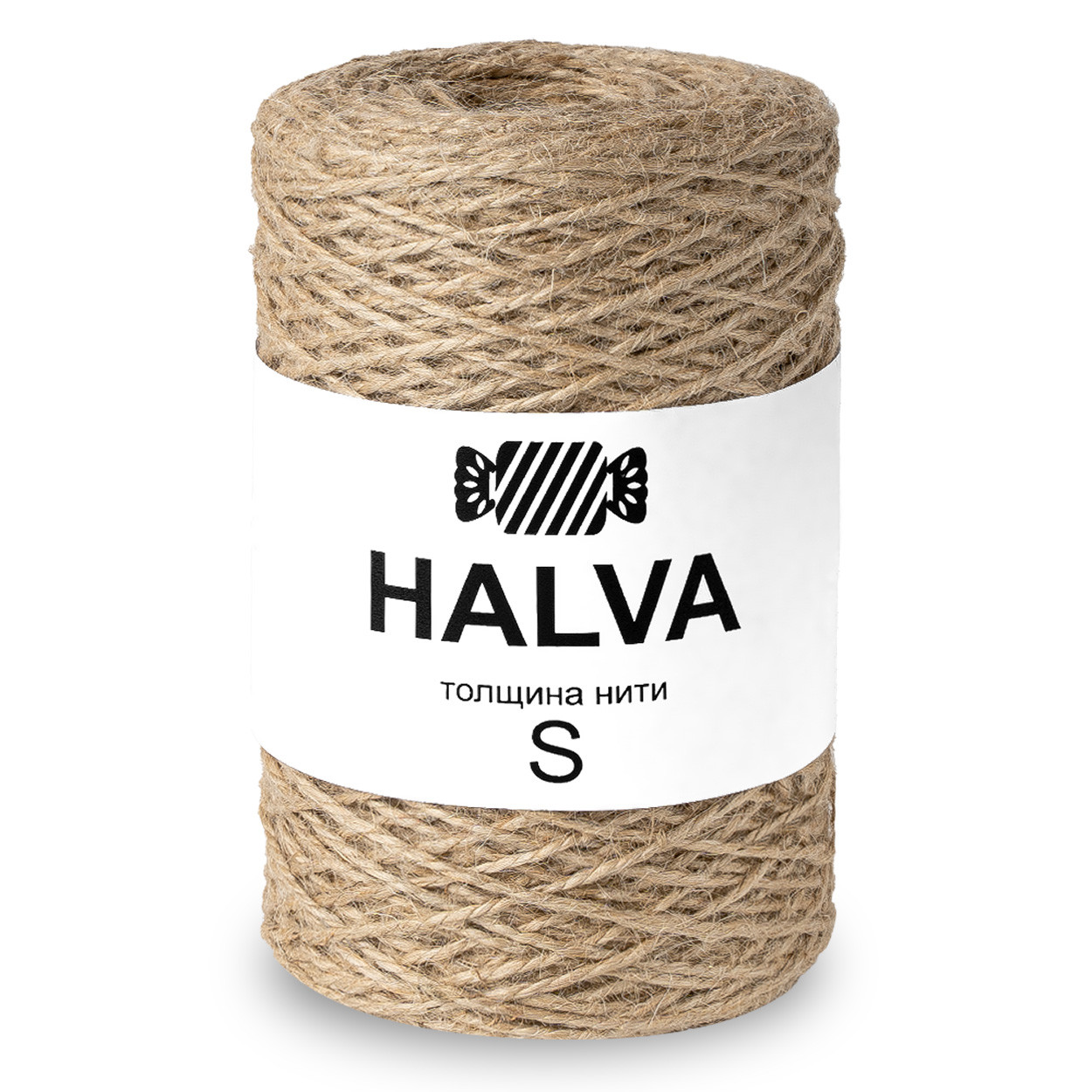 Джутовая пряжа HALVA толщина S