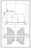 2-х стоечный подъемник HOREX HL-4.0BZ-EM (усиленная каретка), фото 4