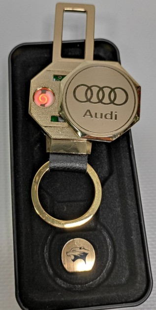 Зажигалка - брелок Pantheraa Audi с USB зарядкой - фото 1 - id-p140916050