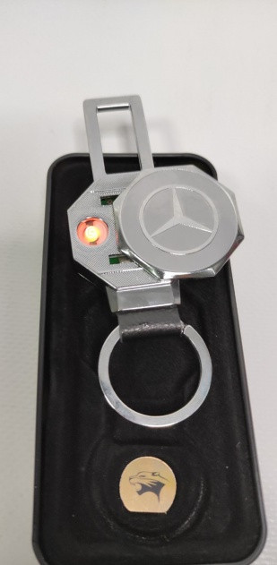 Зажигалка - брелок Pantheraa Mersedes с USB зарядкой - фото 1 - id-p33553204