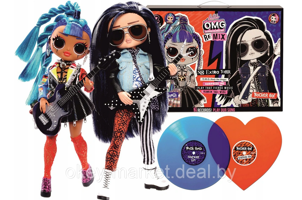 Набор Кукол LOL OMG Remix Rocker Boi and Punk Grrrl 2 Pack - фото 1 - id-p139987914