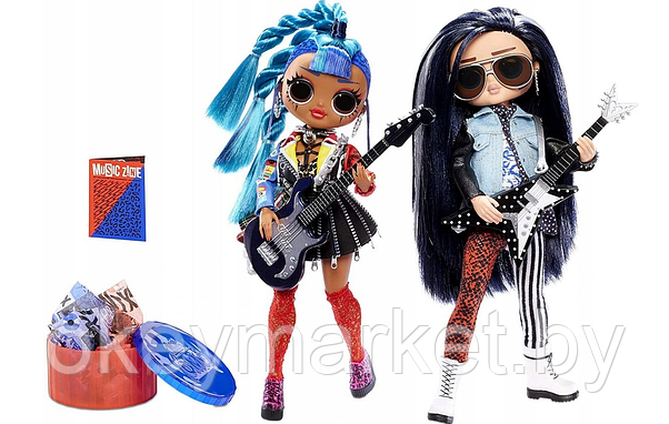 Набор Кукол LOL OMG Remix Rocker Boi and Punk Grrrl 2 Pack 567288, фото 2