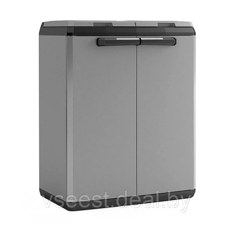 Шкаф Пластиковый SPLIT BASIC GLR/BK KETER, серо-черный, 240623 ( spr) - фото 1 - id-p149011616