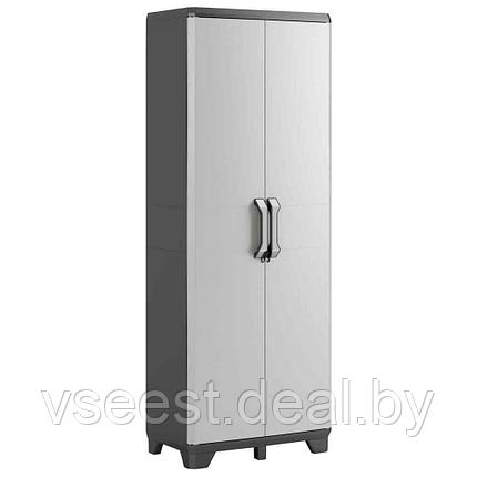 Шкаф пластиковый высокий GEAR BK/GL KETER, черно-серый, 9793000 ( spr), фото 2