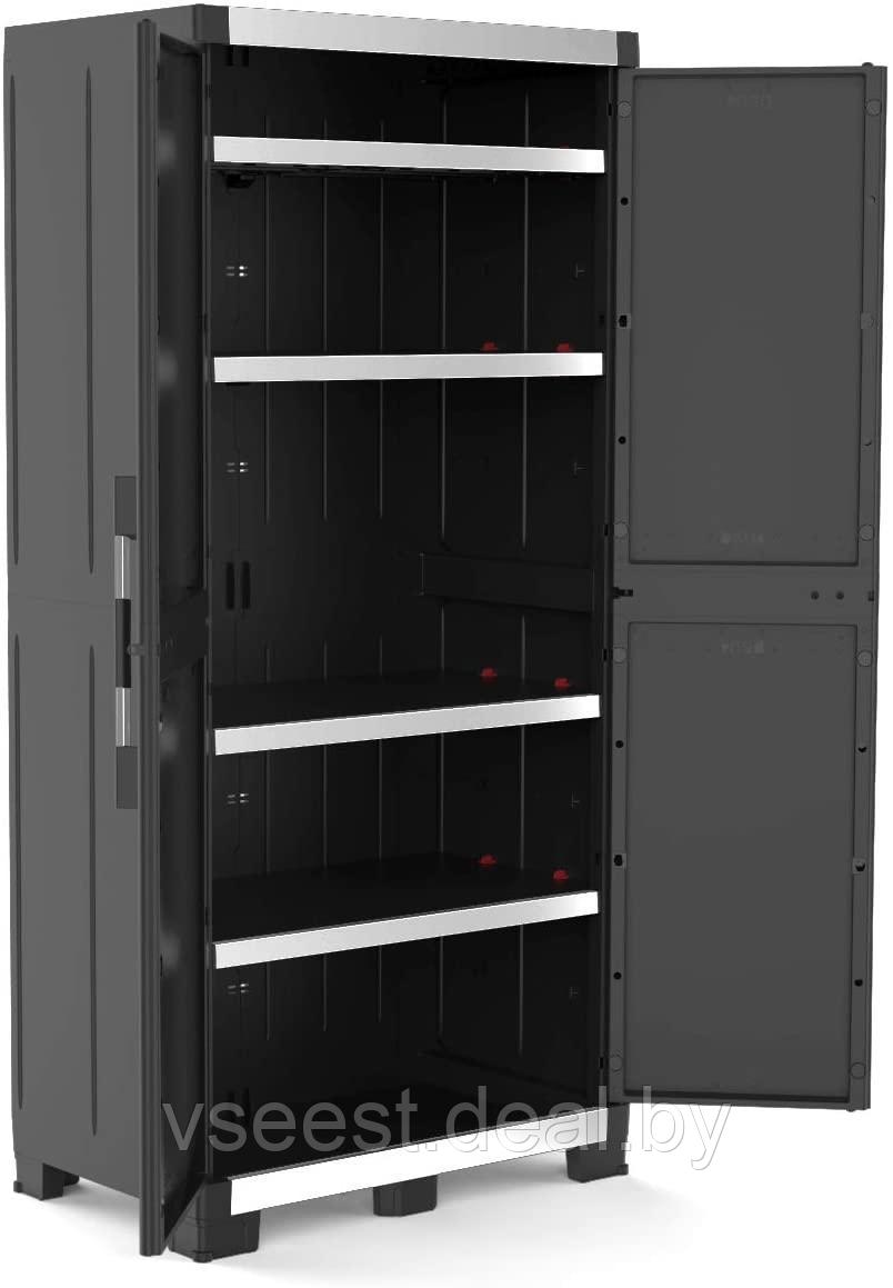 Шкаф Пластиковый высокий XL GARAGE KETER, черный, 241543 ( spr) - фото 3 - id-p149011631