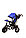 Детский велосипед трехколесный Kinder Trike (поворотное сиденье, надувные колеса 10/12) черный, фото 4