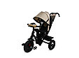 Детский велосипед трехколесный Kinder Trike Expert (музыкальный, надувные колеса 10/12) синий, фото 4