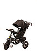 Детский велосипед трехколесный Kinder Trike (поворотное сиденье, надувные колеса 10/12) красный, фото 3