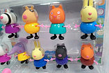 Друзья Свинки Пеппы набор фигурок 10 в 1 + тележка с мороженым, фото 2