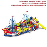Детский игровой комплекс "Каравелла" 2-х мачтовый арт. 005687