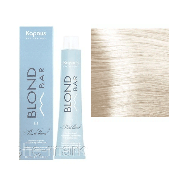 Крем-краска для волос Blond Bar ТОН - BB002, 100мл (Капус, Kapous) - фото 1 - id-p149014027