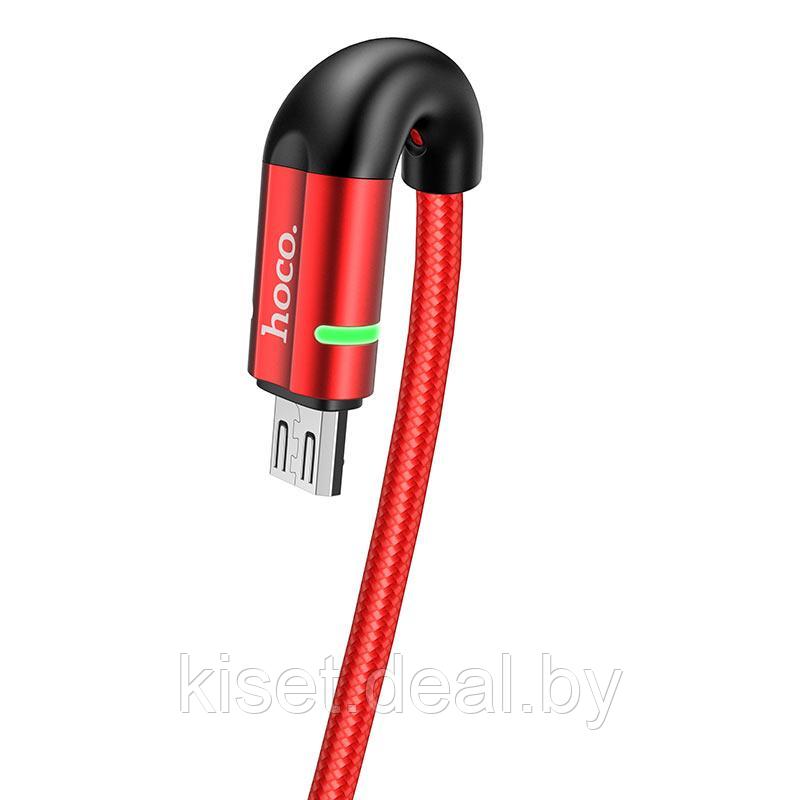 Кабель HOCO U93 Micro-USB 2.4A 1.2m красный - фото 1 - id-p149014105