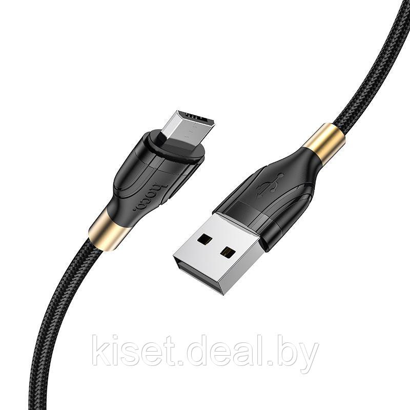 Кабель HOCO U92 Micro-USB 2.4A 1.2m черный - фото 1 - id-p149014118