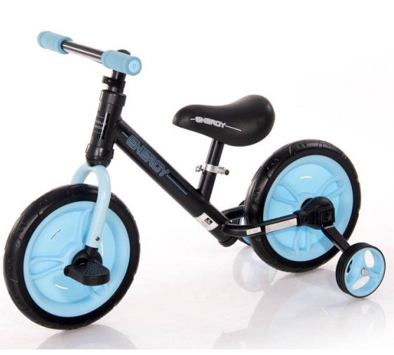 Беговел велосипед детский 3в1 ENERGY Black Blue