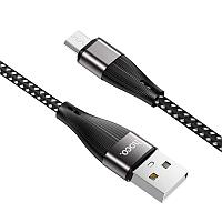 Кабель HOCO X57 Micro-USB 2.4A 1m черный