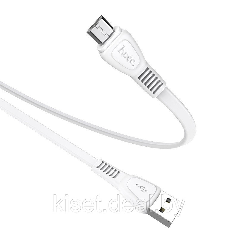 Кабель HOCO X40 Micro-USB 2.4A 1m белый - фото 1 - id-p149014261