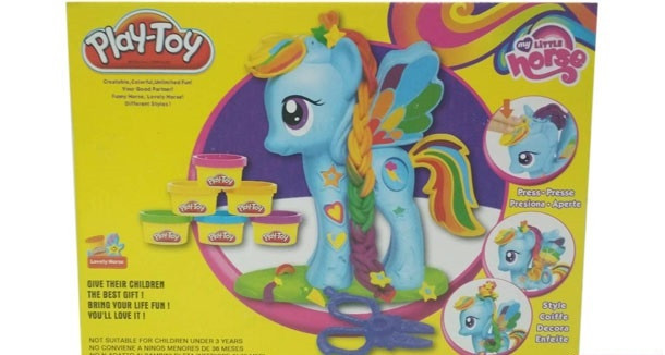 Игровой набор пластилина Play-Toy Пони My Little Horse (SM8001) - фото 4 - id-p69708059