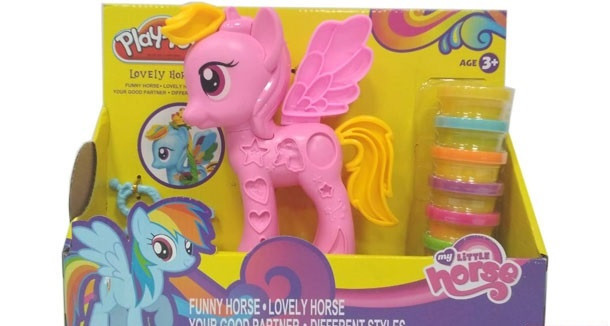 Игровой набор пластилина Play-Toy Пони My Little Horse (SM8001) - фото 3 - id-p69708059