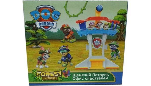 Игровой набор с фигурками Щенячий патруль Офис спасателей Forest adventure - фото 2 - id-p87849322