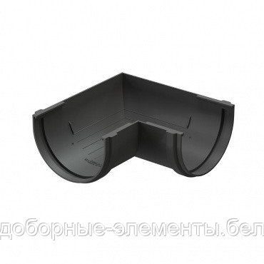 Элемент угловой 90° Döcke PREMIUM (графит) RAL7024 - фото 1 - id-p149032326