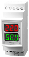 Индикатор напряжения и частоты однофазный на DIN-рейку Omix D2-VF2-1