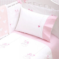 Комплект в кроватку Багира Принцесса розовый 7пр