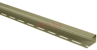 J-профиль для сайдинга Альта-Профиль Т-15, Хаки 3м