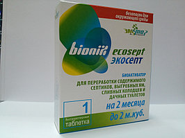 Биопрепарат Bionix EcoSept для выгребных ям, 1 таб, КАНАДА