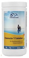 Химия для бассейна хлор CHEMOFORM Кемохлор-Т-Таблетки 20г 1кг