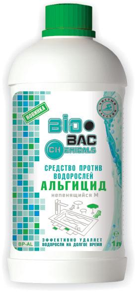 Средство от водорослей для бассейна АЛЬГИЦИД НЕПЕНЯЩИЙСЯ, 1л. BIOBAC, РФ