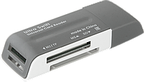Универсальный картридер Defender Ultra Swift USB 2.0, 4 слота, #83260