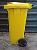Немецкий контейнер для мусора ESE 120 л желтый, фото 2