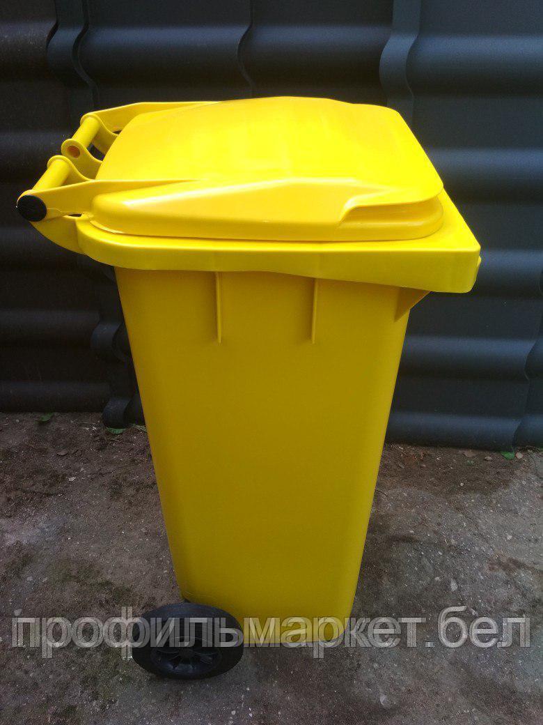 Немецкий контейнер для мусора ESE 120 л желтый. Цена с НДС. Работаем с юр.и физ. лицами. - фото 9 - id-p72994734