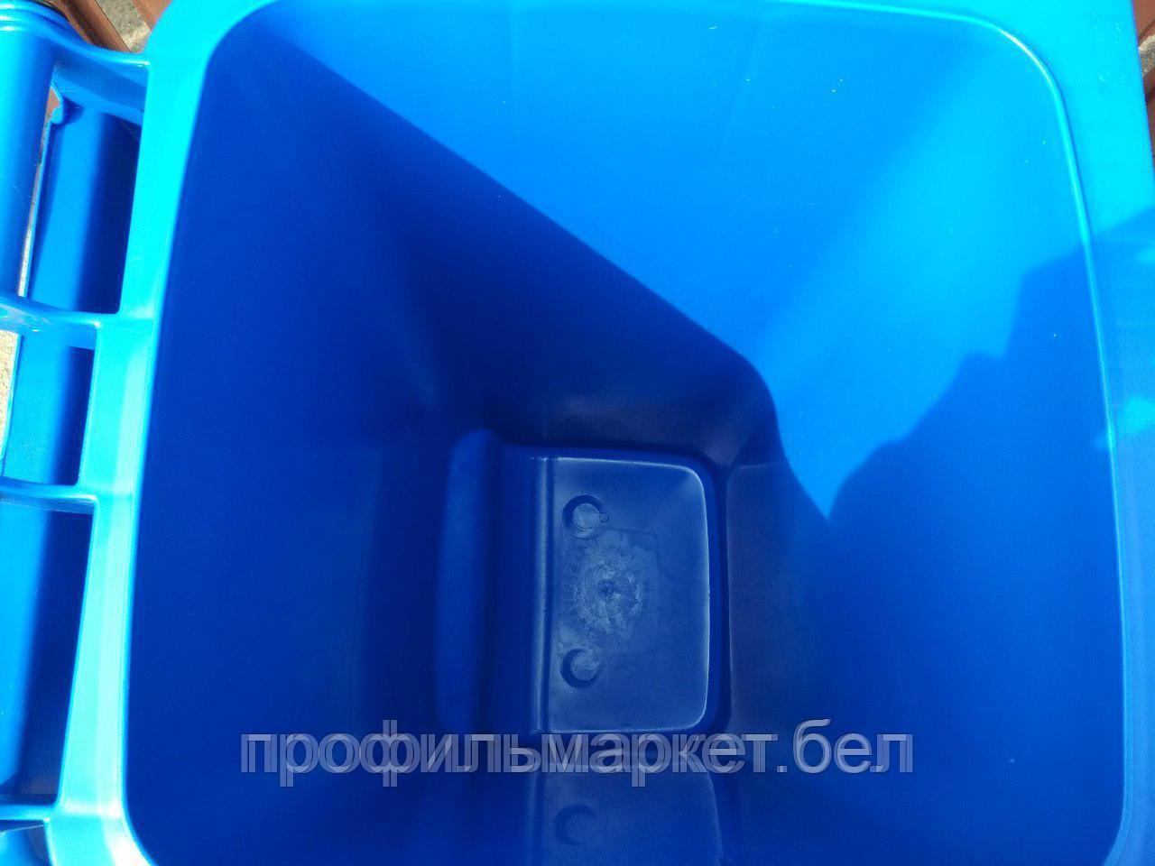 Мусорный бак ESE 120 литров синий. Цена с НДС. Работаем с юр.и физ. лицами. - фото 4 - id-p72994741