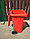 Контейнер мусорный ESE 120 л красный., фото 4