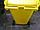 Немецкий мусорный контейнер ESE 240 л желтый, фото 4